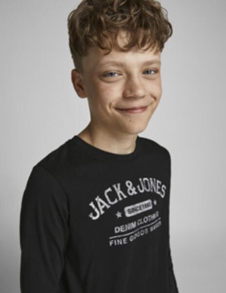 Camiseta Jack Jones Negra Para Ni o