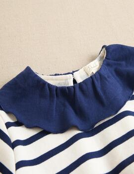 Sudadera Dadati Rayas Azul Para NIña