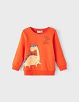 Sudadera Name It Tons Naranja Para Niño