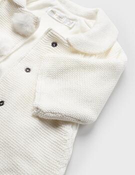 Abrigo Tricot y Gorro Mayoral Para Bebe