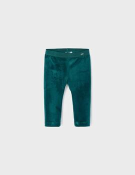 Legging Mayoral Terciopelo Verde Para Niña