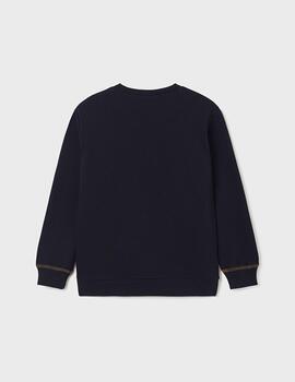Pullover Mayoral  Grafica Marino Para Niño