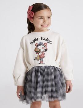 Vestido Mayoral  Tull vichy