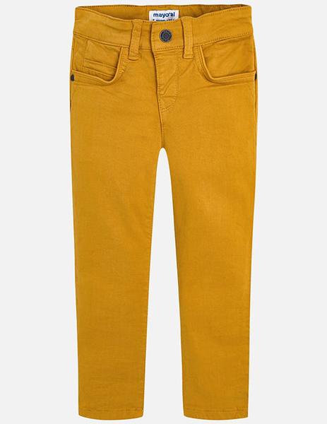 Pantalon Mayoral Mostaza Slim Niño