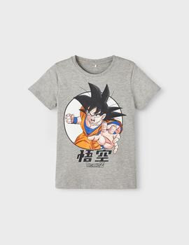 Camiseta Name it  DRAGONBALL Gris