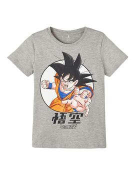 Camiseta Name it  DRAGONBALL Gris