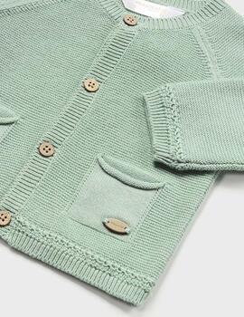 Cardigan Mayoral  Tricot Aqua Para Bebé