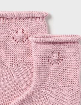 Rebeca Mayoral  Tricot Con Calcetines Rosette Para Bebe.