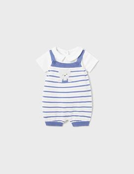 Conjunto Mayoral Peto Azul Para Bebe.