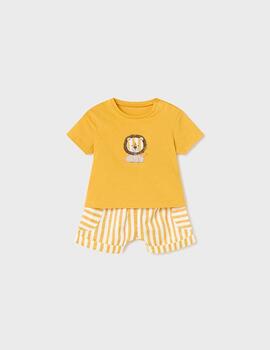 Conj. Mayoral Pantalon Corto Camiseta Banana Para Bebe.