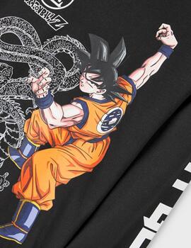 Sudadera name it DRAGONBALL Negra Unisex