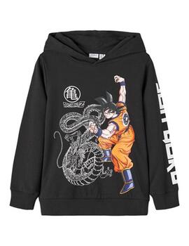 Sudadera name it DRAGONBALL Negra Unisex