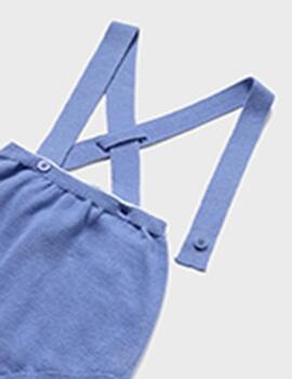 Conjunto Mayoral Bombacho De Tirantes Azul Bebe