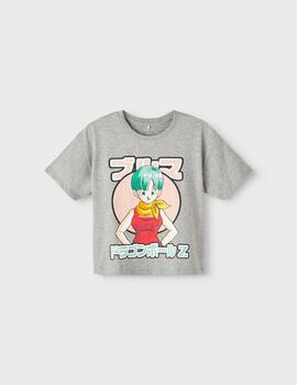 Camiseta Name it DRAGONBALL Gris Para Niña