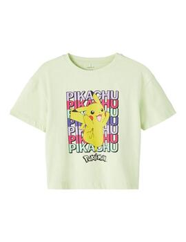 Camiseta NAME IT Pikachu Lima Para Chica