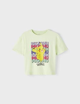 Camiseta NAME IT Pikachu Lima Para Chica