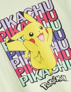 Camiseta NAME IT Pikachu Lima Para Chica