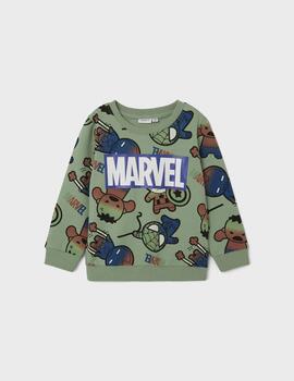 Sudadera NAME IT Marvel Verde