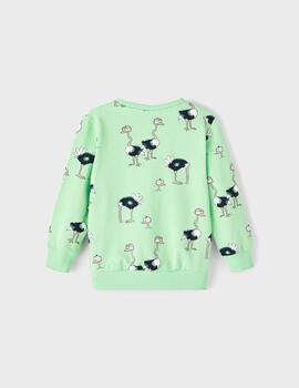 Sudadera Name It Frillo Verde Unisex