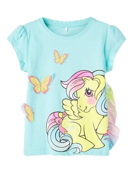 Camiseta Name it Little Pony Turquesa Para Niña