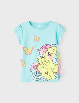 Camiseta Name it Little Pony Turquesa Para Niña