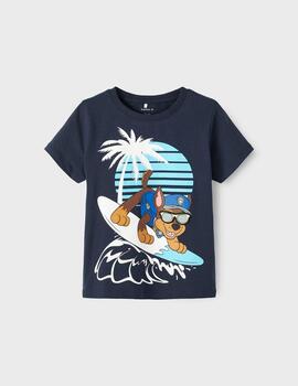 Camiseta Name it Patrulla Canina Marino Para Niño