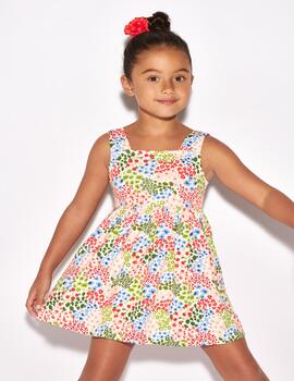 Vestido Mayoral Estampada Para Niña