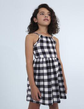Vestido Mayoral Cut Out Negro Para Chica