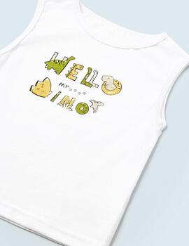 Conj.Camiseta Culetin Mayoral Jungla  Para Bebè