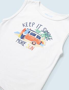 Camiseta Mayoral M/C Pomelo Para Bebè