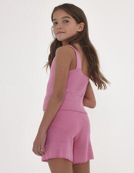 Conj.Mayoral Tricot Rosa Para Chica