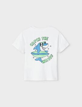 Camiseta Name it Tiburón Blanca Para Niño