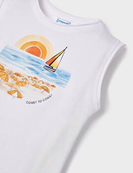 Camiseta Mayoral Sisa Mango Para Niño