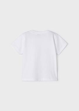 Camiseta Mayoral m/c Summer Snaks Blanca Para Niño