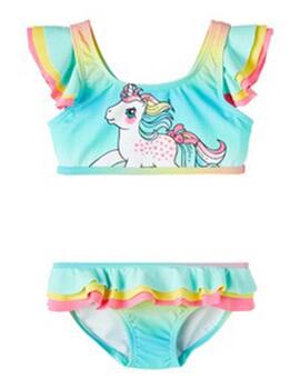 Bikini Name It Litlle Pony Azul Para Niña