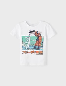 Camiseta Name it Dragon Ball Blanco Para Chico