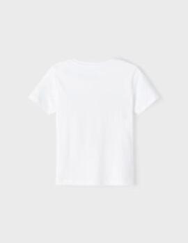 Camiseta Name it Surf Blanca Para Chico