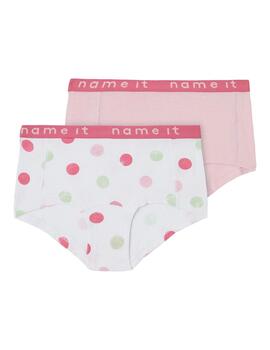 Culote Name it Hipster Lunares Rosa Para Chica