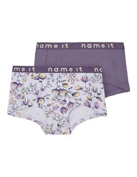 Culote Name it Purple Flower Para Niña