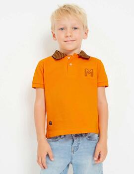 Polo Mayoral Básico Naranja Para Niño