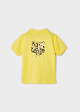 Polo Mayoral Tigre Amarillo Para Niño