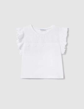 Camiseta Tirantes Peforada Blanco Para Chica