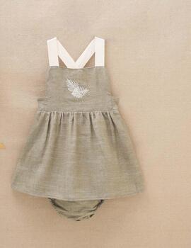 Vestido Dadati jesusito Verde Para Bebé