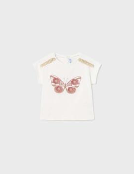Camiseta Mayoral Mariposa Para Bebé