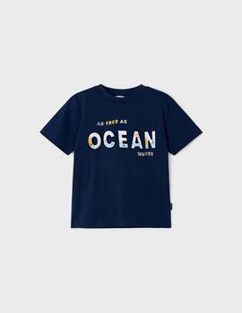 Camiseta Mayoral Ocean Marino Para Niño