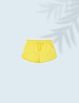 Short Mayoral Básico Amarillo Para Niña