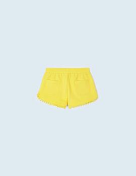 Short Mayoral Básico Amarillo Para Niña