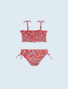 Bikini Mayoral Nido Abeja Rojo Para Chica