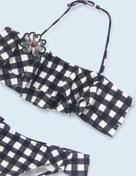 Bikini Mayoral Volantes Negro Para Chica