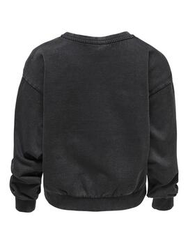 Sudadera Only Drean Gris Para Niña